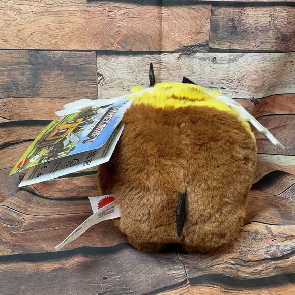 Minecraft Movie Bee Plush Toy Stuffed Animal 6" Video Game Mattel Mojang Gamer - Picture 5 of 10